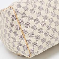 Pre Owned Louis Vuitton Damier Azur Canvas Speedy 30 Bag