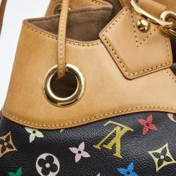 مملوكة مسبقًا Louis Vuitton Black Multicolore Monogram Canvas Ursula Bag