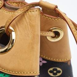 مملوكة مسبقًا Louis Vuitton Black Multicolore Monogram Canvas Ursula Bag