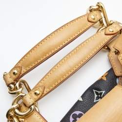 مملوكة مسبقًا Louis Vuitton Black Multicolore Monogram Canvas Ursula Bag