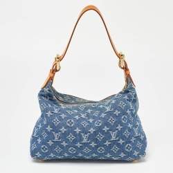 مملوكة مسبقًا حقيبة لوي فيتون باغي دنيم مونوغرامي أزرق PM