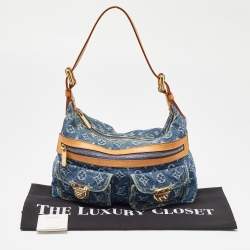 مملوكة مسبقًا حقيبة لوي فيتون باغي دنيم مونوغرامي أزرق PM