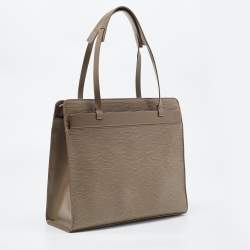 Pre Owned Louis Vuitton Pepper Epi Leather Croisette PM Tote