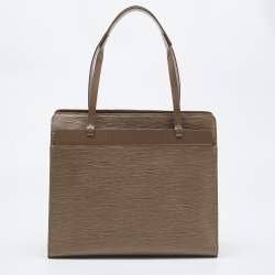 Pre Owned Louis Vuitton Pepper Epi Leather Croisette PM Tote