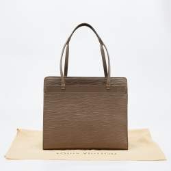 Pre Owned Louis Vuitton Pepper Epi Leather Croisette PM Tote