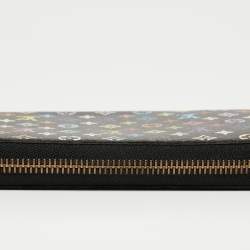 Louis Vuitton Black Monogram Multicolore Canvas Zippy Wallet