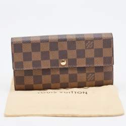 Louis Vuitton Monogram Canvas Canvas  Sarah Wallet