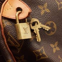Louis Vuitton Brown Monogram Canvas Speedy 30 Top Handle Bag