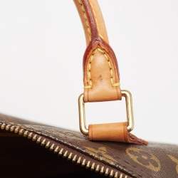 Louis Vuitton Brown Monogram Canvas Speedy 30 Top Handle Bag