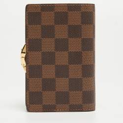 Louis Vuitton Damier Ebene Canvas Viennois Wallet