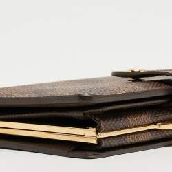 Louis Vuitton Damier Ebene Canvas Viennois Wallet