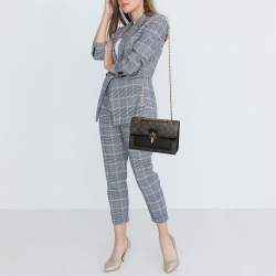 مملوكة مسبقًا Louis Vuitton Black Monogram Canvas Victoire Bag