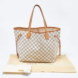 Louis Vuitton Damier Azur Canvas Neverfull MM Bag