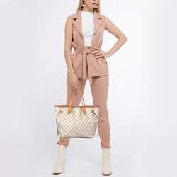Louis Vuitton Damier Azur Canvas Neverfull MM Bag