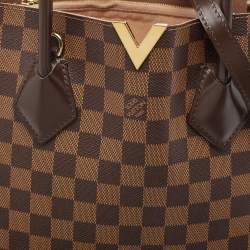 Pre Owned Louis Vuitton Damier Ebene Canvas Kensington V Bag