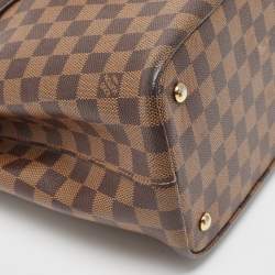 Pre Owned Louis Vuitton Damier Ebene Canvas Kensington V Bag