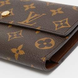 Pre Owned Louis Vuitton Monogram Canvas Porte-Tresor International Wallet