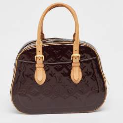 Pre Owned Louis Vuitton Amarante Monogram Vernis Summit Drive Bag