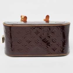 Pre Owned Louis Vuitton Amarante Monogram Vernis Summit Drive Bag