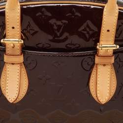 Pre Owned Louis Vuitton Amarante Monogram Vernis Summit Drive Bag