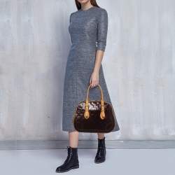 Pre Owned Louis Vuitton Amarante Monogram Vernis Summit Drive Bag