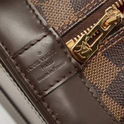 Pre Owned Louis Vuitton Brown Damier Ebene Canvas Alma PM Handbag
