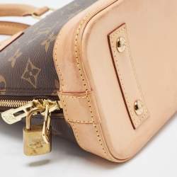 Pre Owned Louis Vuitton Monogram Canvas Alma BB Bag