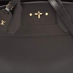 Louis Vuitton Black Leather City Steamer GM Bag