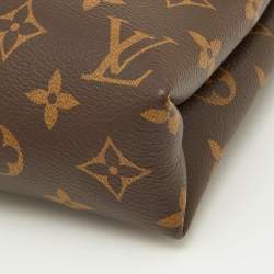 Pre Owned Louis Vuitton Black Monogram Canvas and Leather Pallas Chain Bag