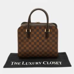 Pre Owned Louis Vuitton Damier Ebene Canvas Triana Bag