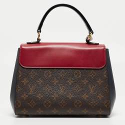 Pre Owned Louis Vuitton Tricolor Monogram Canvas and Leather Cluny BB Top Handle Bag