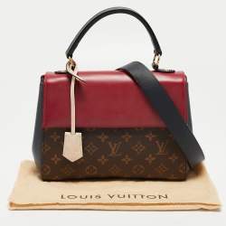 Pre Owned Louis Vuitton Tricolor Monogram Canvas and Leather Cluny BB Top Handle Bag