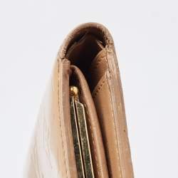 Louis Vuitton Noisette Monogram Vernis Portefeuille Viennois Wallet