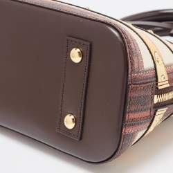 Pre Owned Louis Vuitton Transformed Canvas Time Trunk Alma BB Bag
