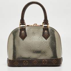 Pre Owned Louis Vuitton Metallise Monogram Vernis and Canvas Alma BB Bag