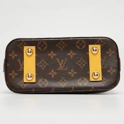Pre Owned Louis Vuitton Metallise Monogram Vernis and Canvas Alma BB Bag