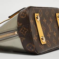 Pre Owned Louis Vuitton Metallise Monogram Vernis and Canvas Alma BB Bag