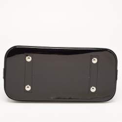 Pre Owned حقيبة لوي فيتون ألما جلد أيبي أليكتريك أسود PM