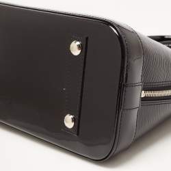 Pre Owned حقيبة لوي فيتون ألما جلد أيبي أليكتريك أسود PM