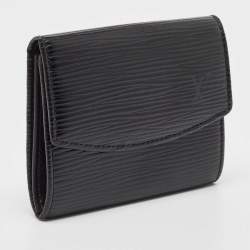 Louis Vuitton Black Epi Leather Business Card Holder