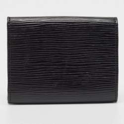 Louis Vuitton Black Epi Leather Business Card Holder