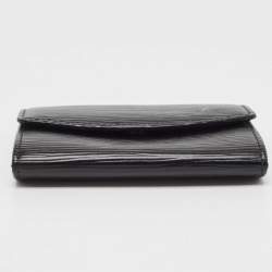 Louis Vuitton Black Epi Leather Business Card Holder
