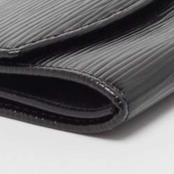 Louis Vuitton Black Epi Leather Business Card Holder