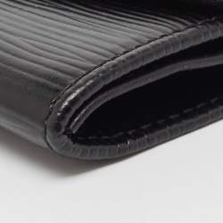 Louis Vuitton Black Epi Leather Business Card Holder