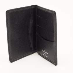 مملوكة مسبقًا Louis Vuitton Black Taiga Leather Bifold Card Case
