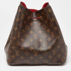 Pre Owned Louis Vuitton Coquelicot Monogram Canvas NeoNoe MM Bag