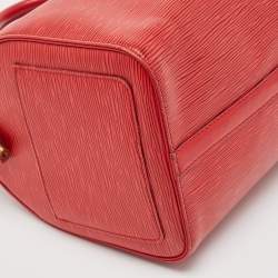 Pre Owned Louis Vuitton Red Epi Leather Speedy 30 Bag