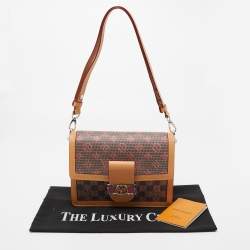 Pre Owned Louis Vuitton Rose Monogram LV Pop Canvas Dauphine MM Bag