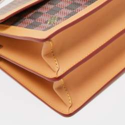 Pre Owned Louis Vuitton Rose Monogram LV Pop Canvas Dauphine MM Bag