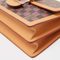 Pre Owned Louis Vuitton Rose Monogram LV Pop Canvas Dauphine MM Bag